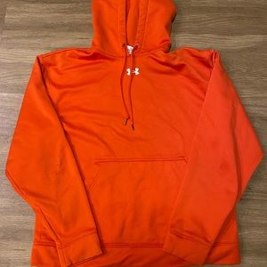 Under armour sweater orange size M